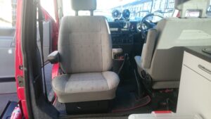 Fitting a swivel seat base to a vw t4