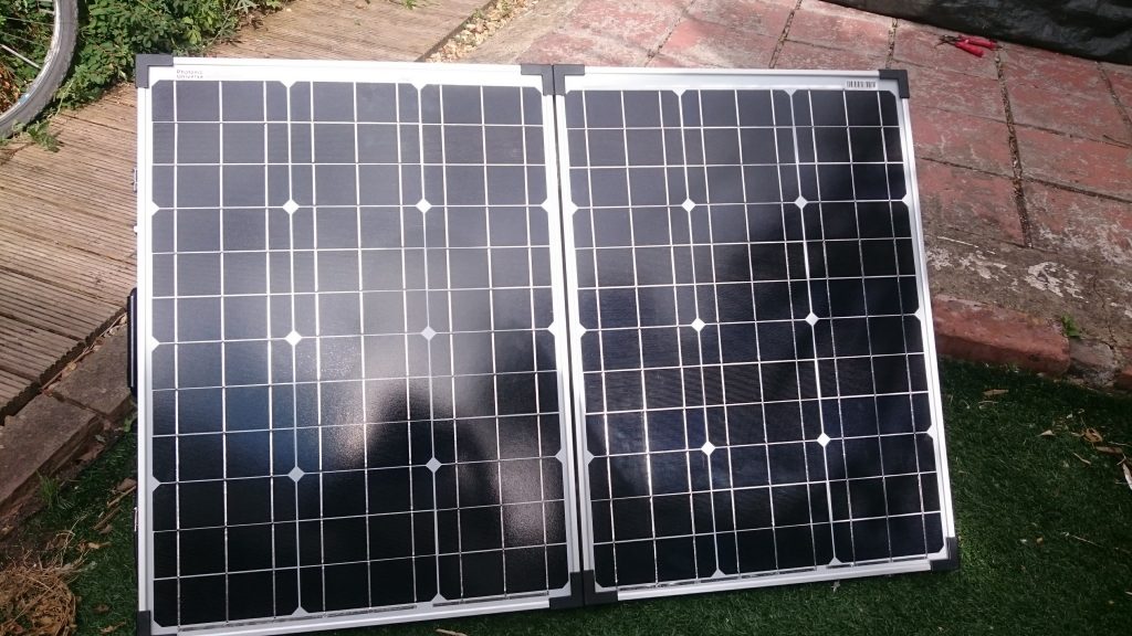 Photonic Universe portable 100 watt solar panel kit