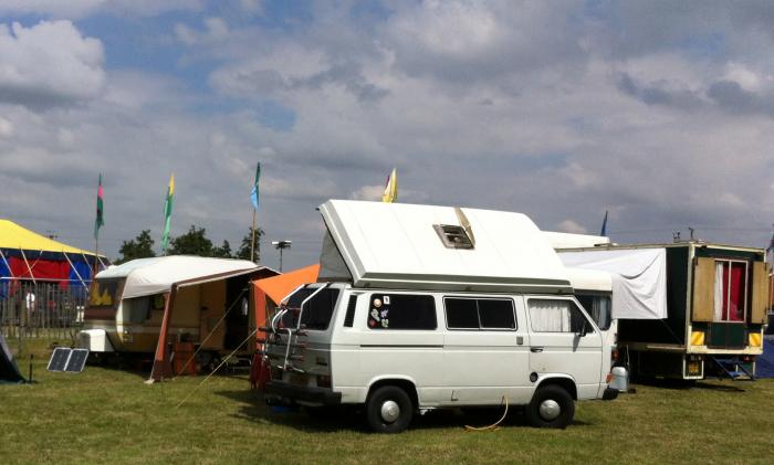 VW T25 at lakefest