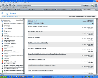 bloglines screengrab