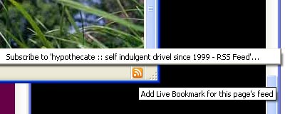 firefox's live bookmark subscribe button