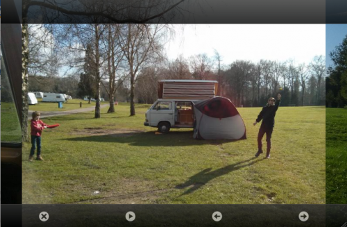 screengrab of photoswipe being used on campervanthings.com