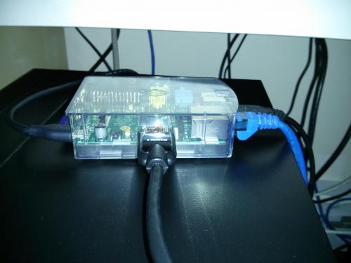 raspberry pi running as low power office server
