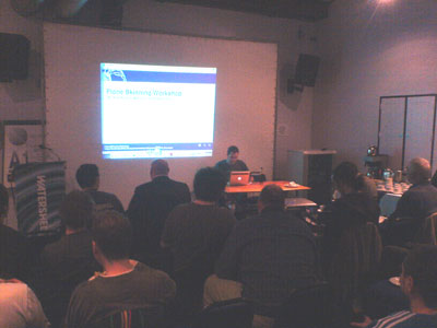 Plone skinning Workshop by Rick Hurst at the Watershed in Bristol
